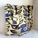 Cross body bag Messenger, Laptop, Ipad, Kindle Hobo Sling Purse bird in blue gold and black