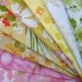 20 Vintage Sheet Fat Quarters - Pick your pack