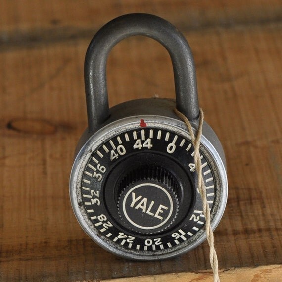 Yale Combination Lock New Old Stock Circa 1940s with Original