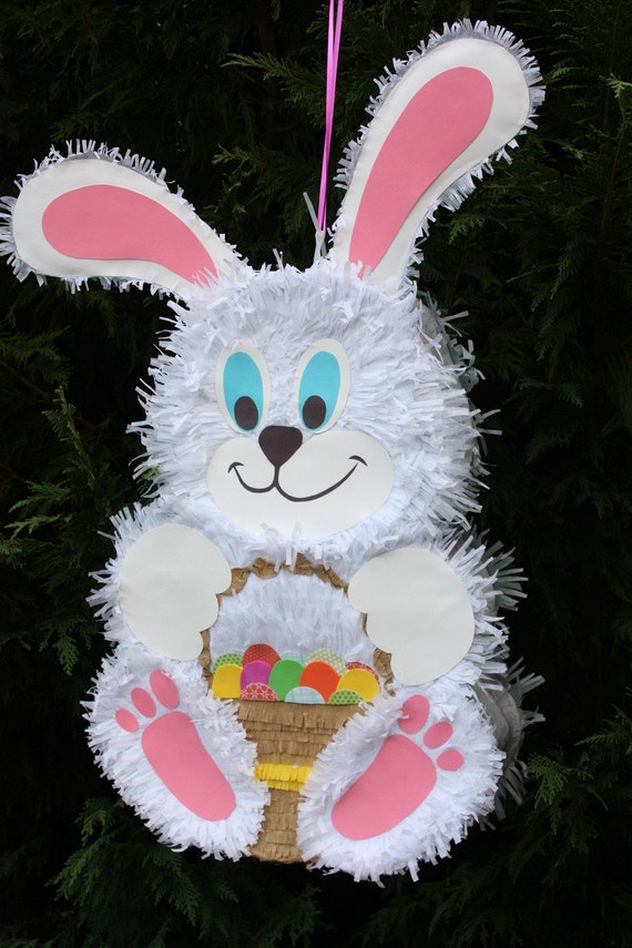 Bunny Pinata by AbitaAchie on Etsy