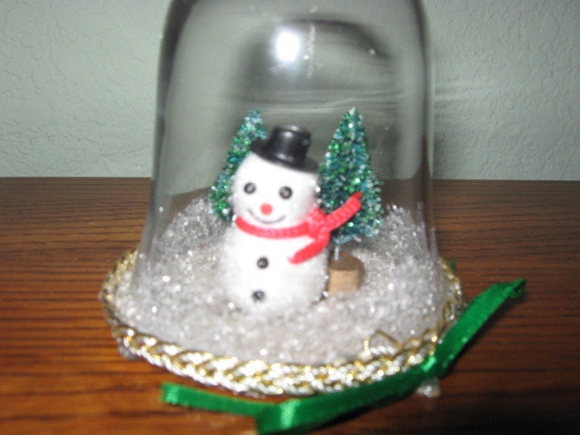 Snowman Water Less Snow Globe Christmas in July Sale