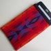 Simple Kindle Kobo eReader Sleeve case cover - Pendleton Wool - colorful RED and purple Native American print