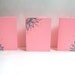 Pastel Pink Hand Drawn Greeting Cards -Set of 3- Envelopes included