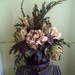 Traditional Neutral Peony Centerpiece Floral Arrangement Home Decor