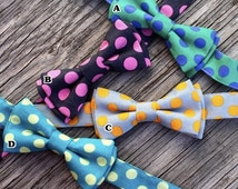 Popular items for pink bow tie on Etsy