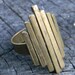 Vintage Brass Art Deco Ring