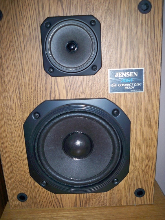 Vintage Jensen 2651 2 Way Bookshelf Speakers Made in the USA