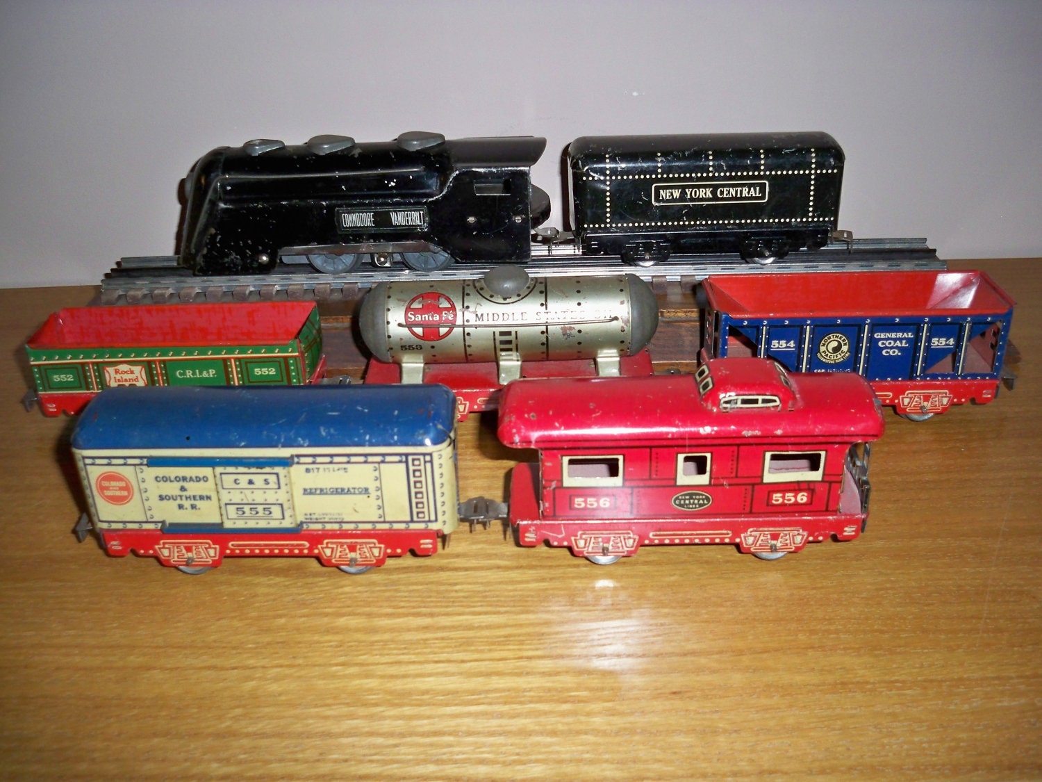 Vintage 1930's Marx Commodore Vanderbilt Train Set Very