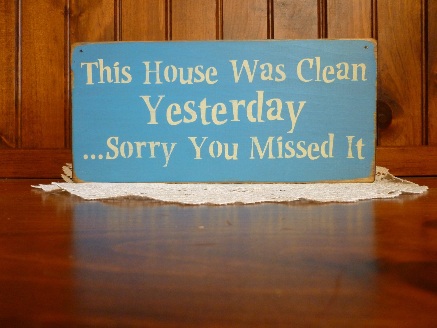 wood This house was clean yesterday...sorry you missed it by CCWD