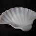 Fire King milk glass shell dish