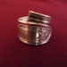 Silver Plated Spoon Ring Size 6 Six US Antique