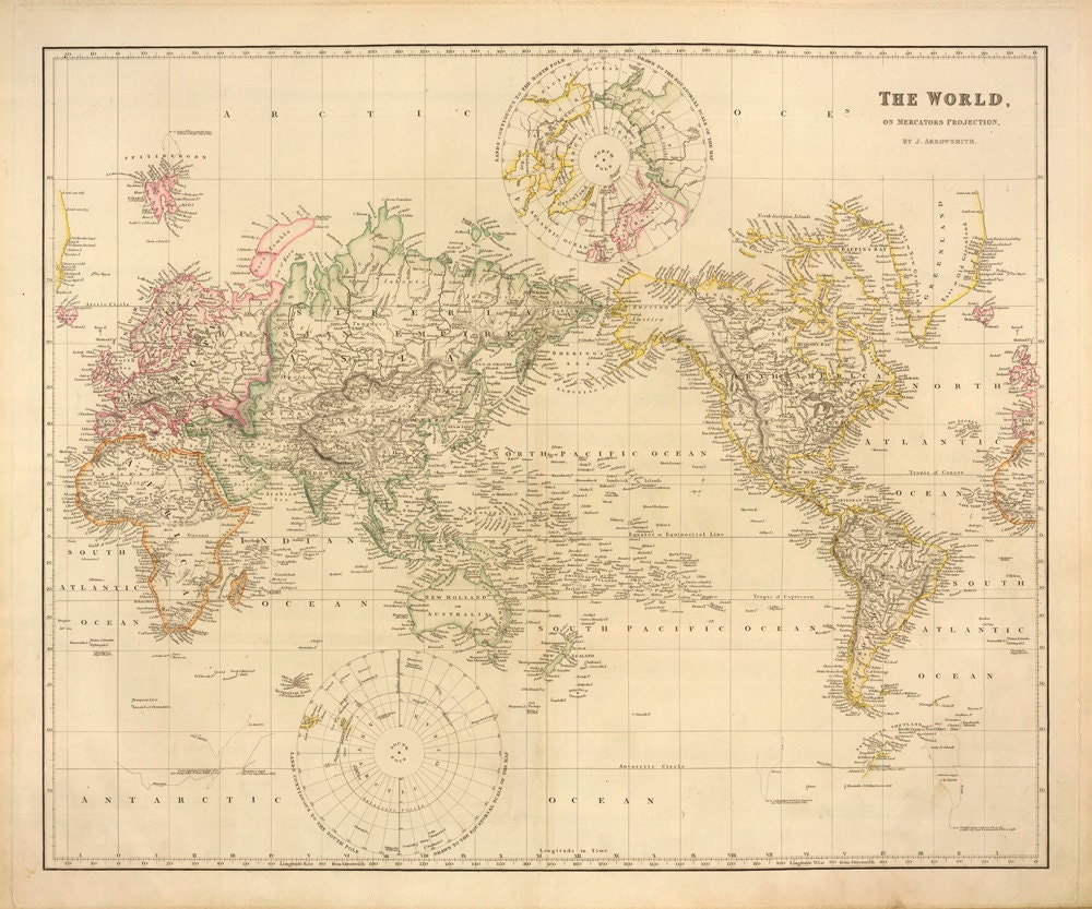 1832 Map of the World