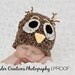 RESERVED for Heather - Baby Owl Hat - Newborn