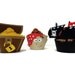 Pirate, Treasure Chest and Pirate Ship Cupcake Wrappers - set of 12