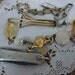 ANTIQUE KNIFE watch fob chain vintage assemblage necklace