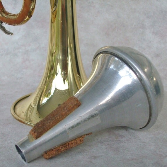 Vintage Trumpet Mute Tom Crown Straight by LaurasLastDitch