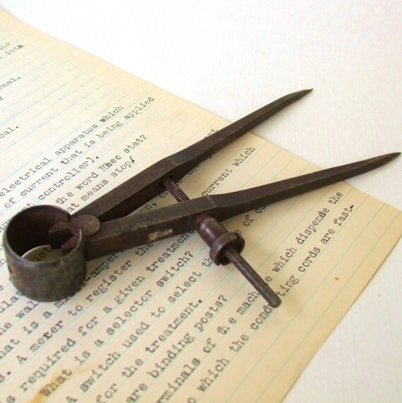 Divider Caliper Antique Metalworking Tool photo prop