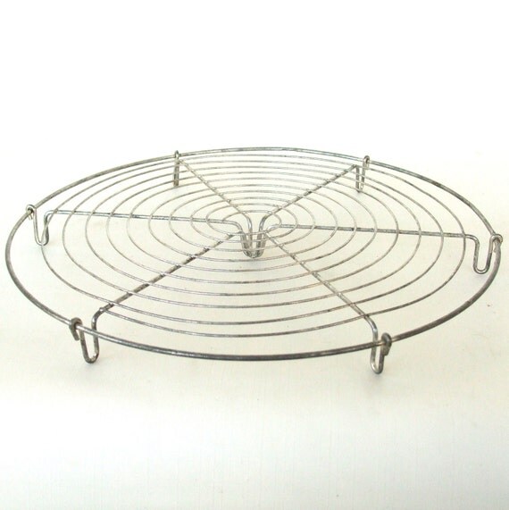 Round Vintage Wire Rack Cookie Cooling Steaming Canning