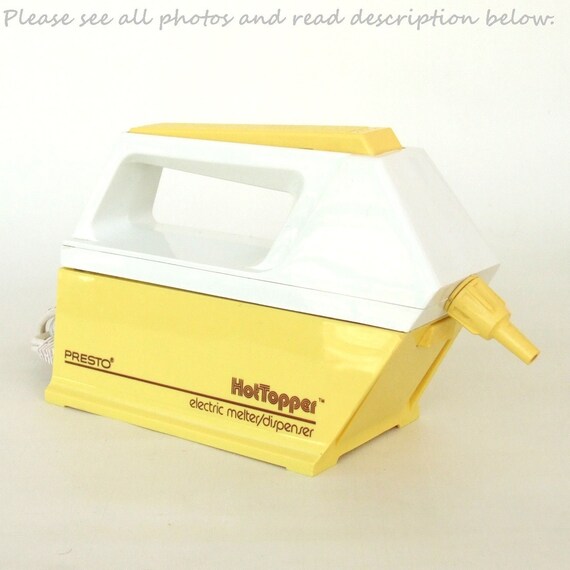 Presto Hot Topper Electric Butter Melter / Dispenser
