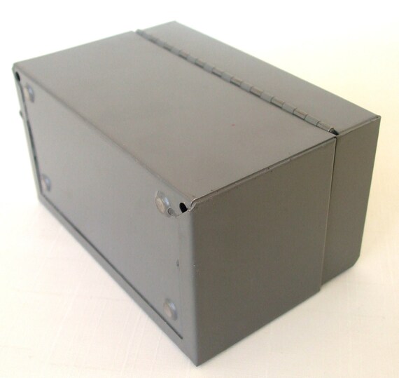 File Box 3 x 5 Index Card Organizer Storage Industrial Office