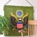 Hook Rug Tapestry Wall Hanging Patriotic American Flag Decor Mid Century Finished Completed
