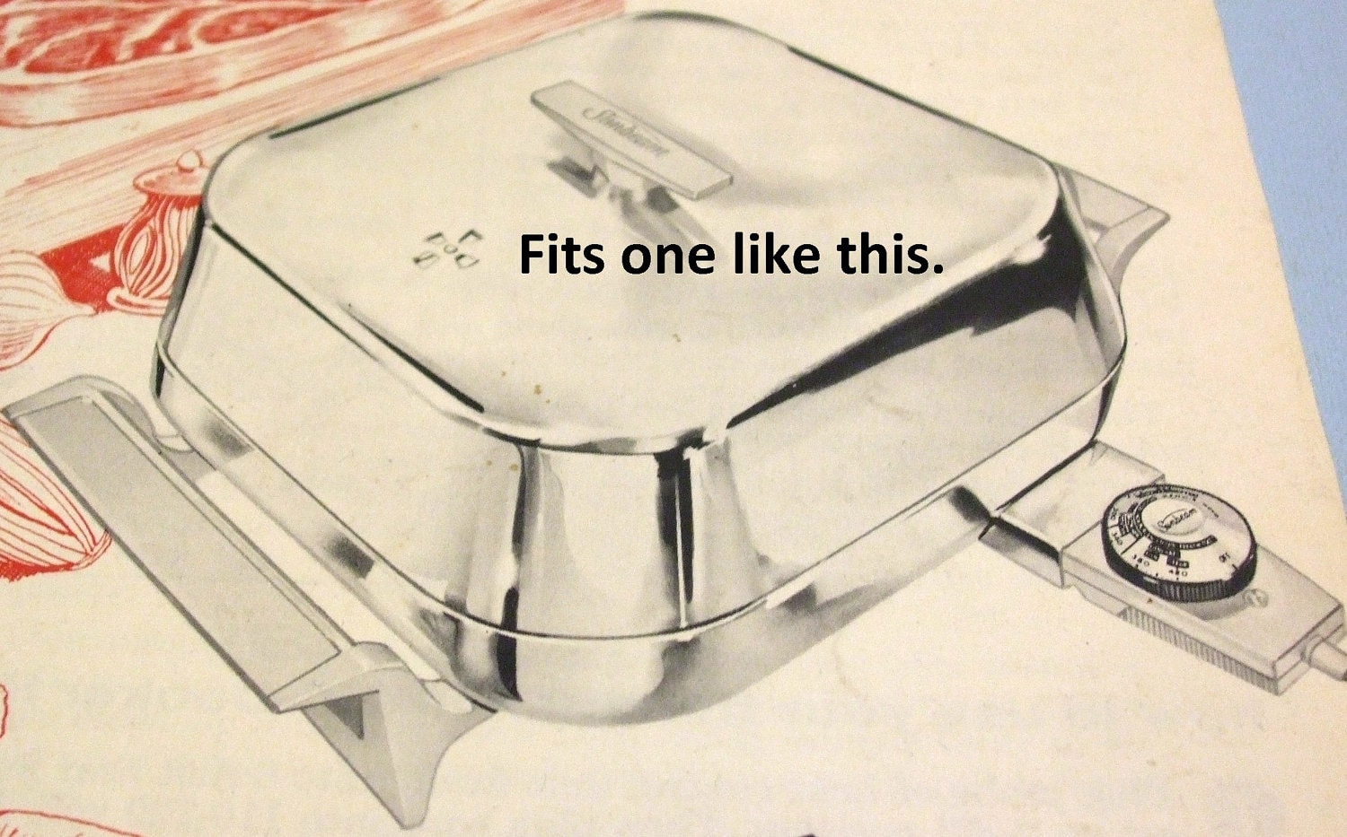 Vintage Sunbeam Electric Frying Pan Leg Handle Replacement