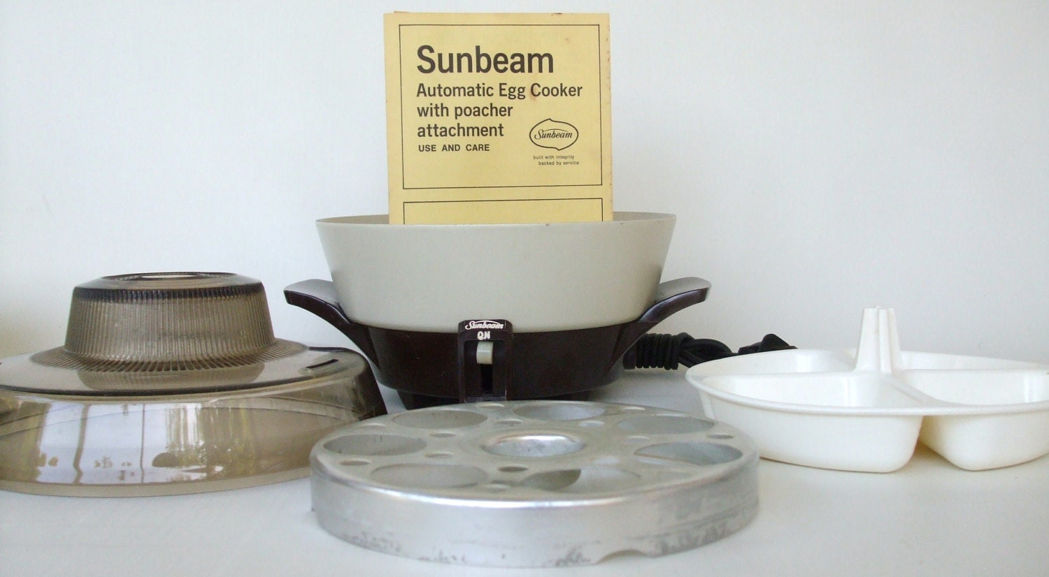 Vintage Sunbeam Egg Cooker / Poacher Electric Small