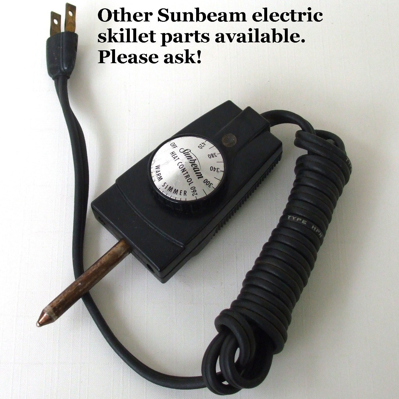 Sunbeam Electric Frying Pan Heat Control Replacement Part RC