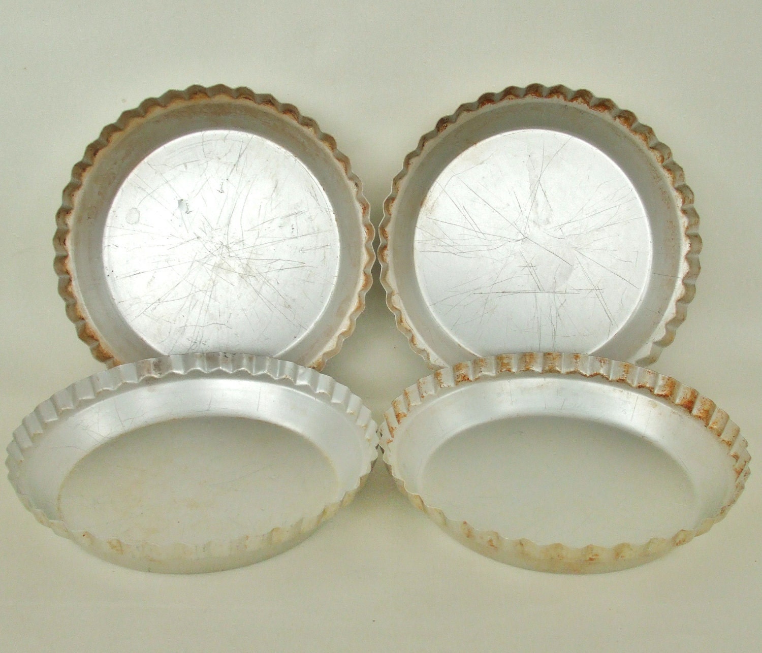 Wearever Aluminum Pie Pans 10 2865 Fluted Lot