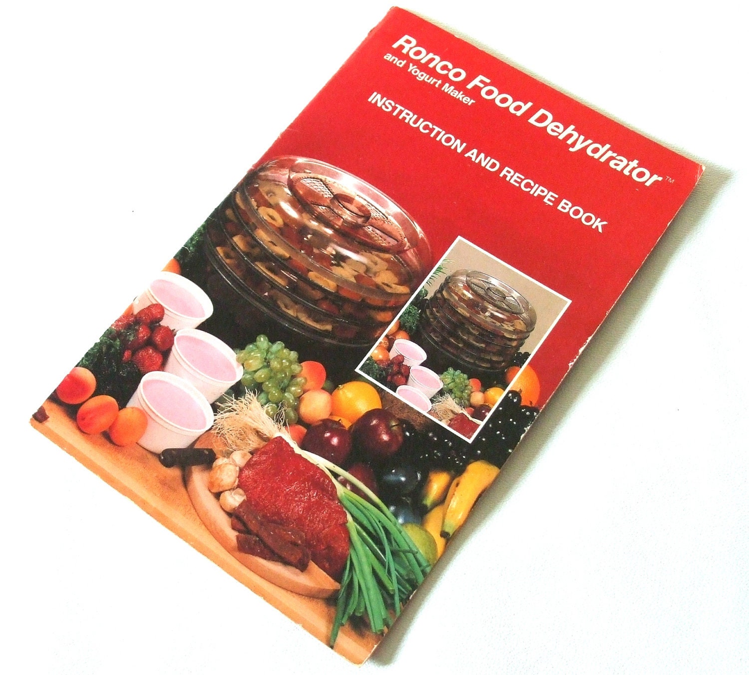 Ronco Food Dehydrator Instruction Manual Recipe Booklet