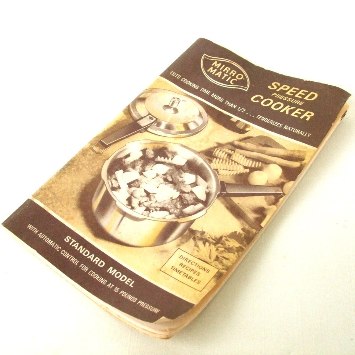 Vintage Mirro Pressure Cooker Recipe Book by LaurasLastDitch