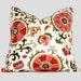 SALE Pink and Red Suzani Pillow Cover Decorative Pillow Cover, Accent Pillow, Throw Pillow, Toss Pillow