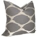 West Elm Gray Ikat Decorative Pillow Cover Lumbar Pillow, Accent Pillow, Throw Pillow, Toss Pillow