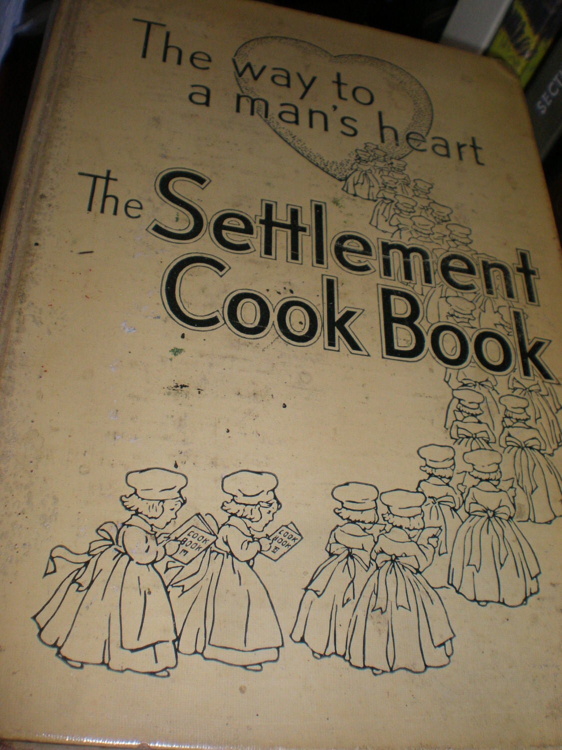 Antique Vintage Cookbook The Settlement Cookbook The Way To