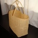 plastic woven basket bag