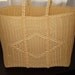 plastic woven basket bag