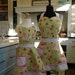 Mother/Daughter Christmas Double Skirted Sweetheart Apron