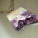 Druzy necklace: drusy amethyst pendant and brass necklace, genuine, purple handmade gemstone jewelery, fashion