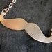 Copper Mustache Necklace