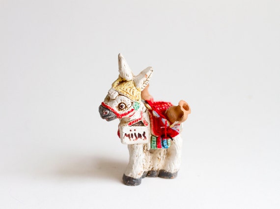 Colorful Spanish Donkey Souvenir From Mijas Spain by Meanglean