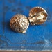 Vintage Golden Domes - Intricate Clip on Earrings