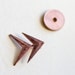 Walk This Way - Small Copper Arrows - Military Button Hole Badge