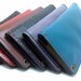 Sale Handcrafted brick and blue cow leather all iPhone/4S cell phone wallet case cards cash coin Free Monogrammed only one