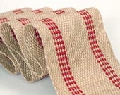 Red/Natural Jute Webbing 5 yards 11 lbs. jute webbing Il_170x135