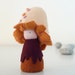 Plush Stuffed Mushroom Waldorf Felt toy / Neda