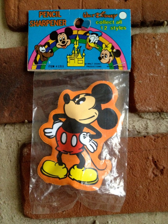 Vintage Mickey Mouse Pencil Sharpener