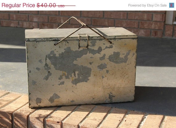 On Sale Vintage Metal Milk Cooler With Ice Butter By Vendels