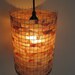 RESERVED for Diane - 100% Handmade Unique COFFEE FILTER Hanging Pendant Drum Shade Eco-friendly Ceiling Light Fixture Lamp Shade Table Lamp