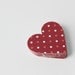 Polka Dot Heart Die Cuts - Thanksgiving Autumn Warmth Passion Red