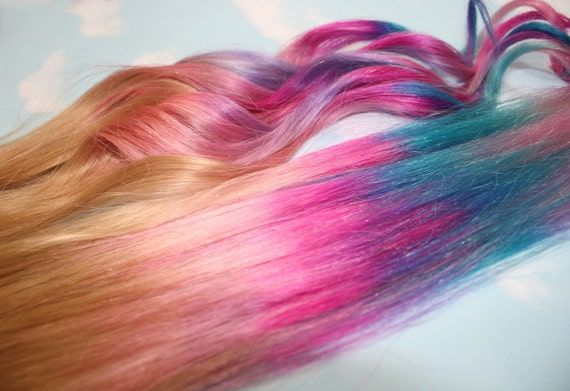 Colored Human Hair Extensions